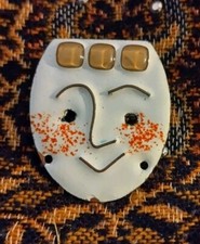 Lovely enamel mask - lovely, face