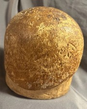 Antique Carved Wooden Hatter