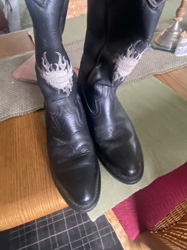 Harley davidson leather boots - leather,