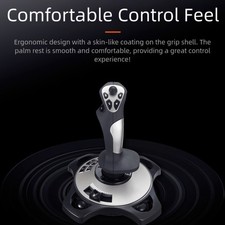Flight Simulator Controller Joystick for PC Comfortable and Responsive