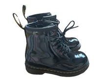 Dr Martens Kids Patent Leather Black boots , Size  Eu 26