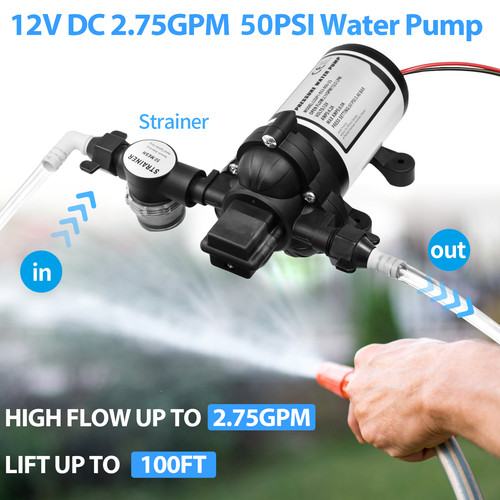 12v psi gallons - gallons, water
