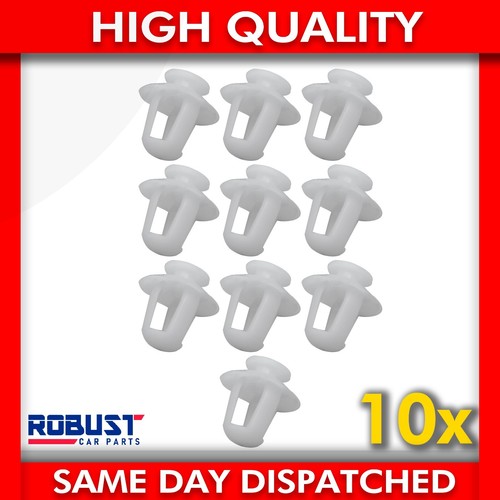 10x peugeot plastic trim clips - plastic,