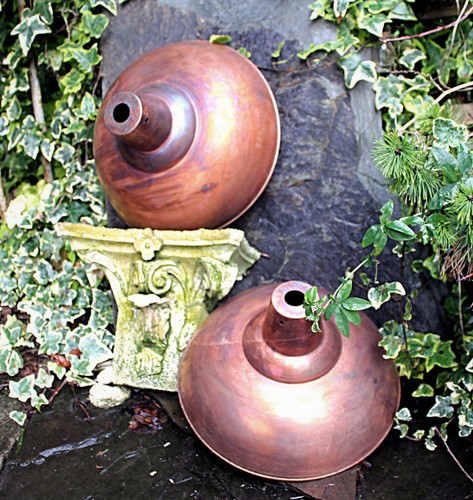 Copper lampshade loft lighting - copper,