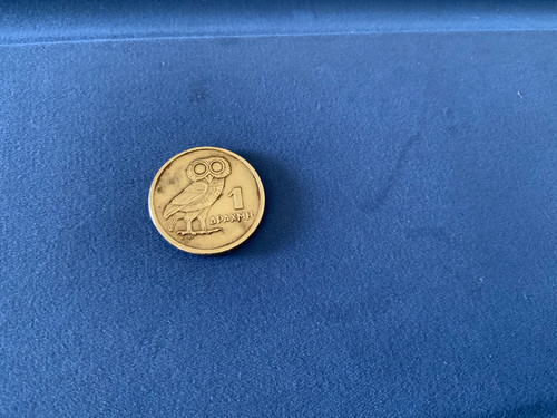 Greece 1drachma greek coin - greece.,
