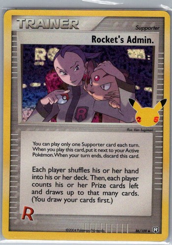 Rocket admin 86 109 - rocket's, 86/109