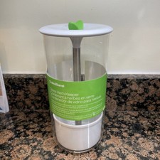 Crate & Barrel Glass Herb