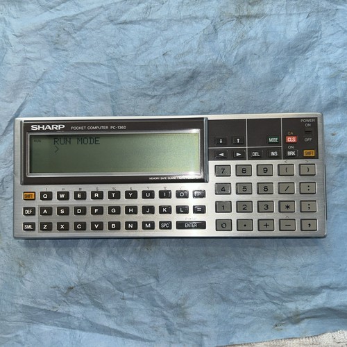 Sharp 1360 pocket computer - pocket,