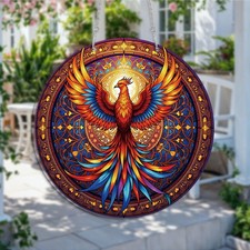 Mystic Phoenix Suncatcher