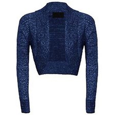 Lurex Bolero Shrug Long Sleeve