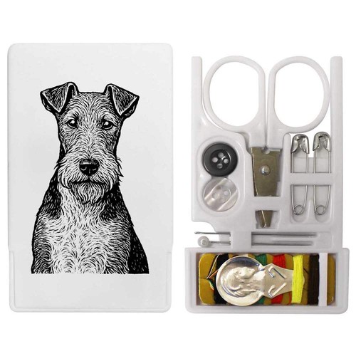 Wire fox terrier - terrier, portrait'