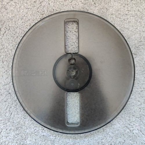Ampex grey plastic - plastic, tape