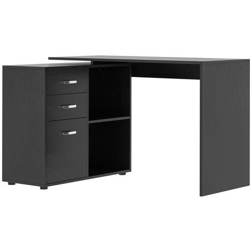 Shaped computer desk with - l-shaped,