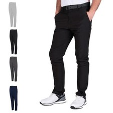 Island Green Golf Trousers Mens Quick Dry Stretch Tapered Tour Trouser Bottoms