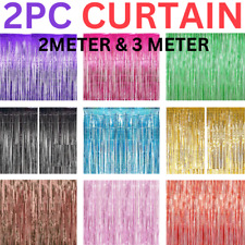 2PC X 2M/3M FOIL FRINGE TINSEL