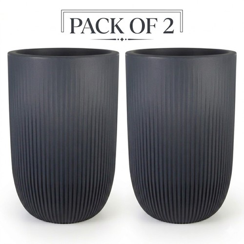 Tall round planter - round,