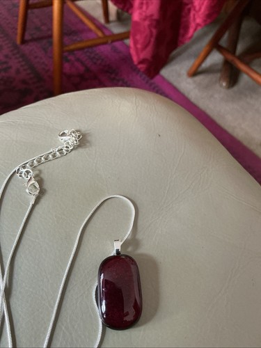 Beautiful deep red dichroic - beautiful,