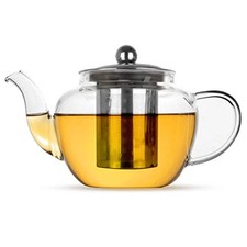 Glass Loose Tea pot, Round OR