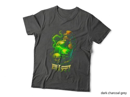 Green poison bottle - bottle, t-shirt