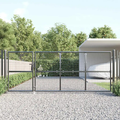 Mesh garden gate - mesh, anthracite