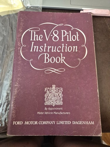 1950 ford pilot instruction - ford,