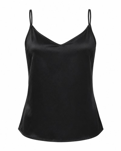 Frank usher black satin cami - frank,