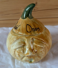 Vintage Pickled Onion Face Pot