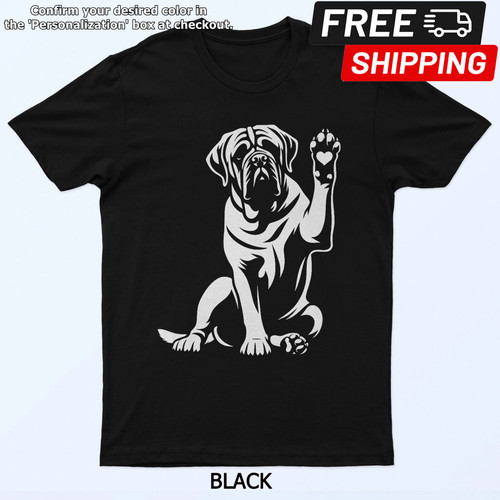 English mastiff love - english, paw