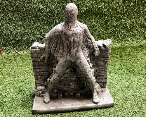 Spiderman figure concrete - figure,