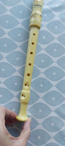 Vintage cream hohner recorder - vintage,