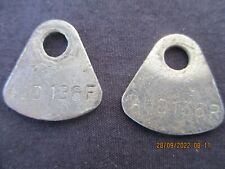 MG MIDGET  1098 1275 1964-68 SU TWIN CARB CARBURETTOR BUILD TAGS AUD 136 F&R