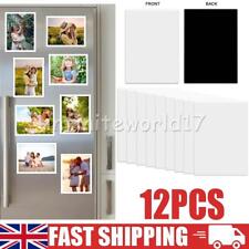 PACK OF 12 magnetic photo fridge display frame picture pockets clear 4x6" UK