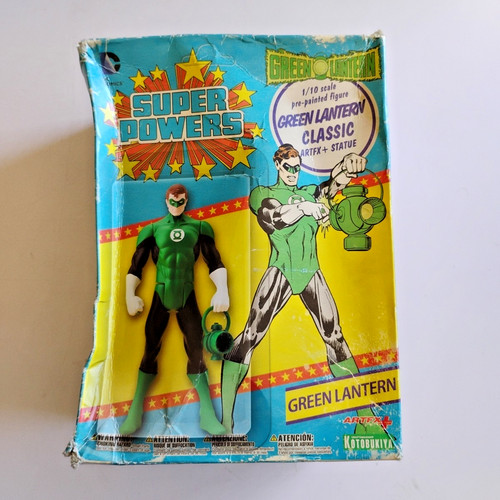 Super powers green - super, lantern