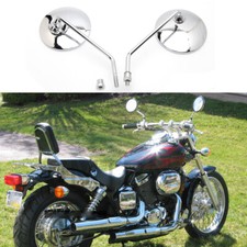 2xChrome Motorcycle Rear View