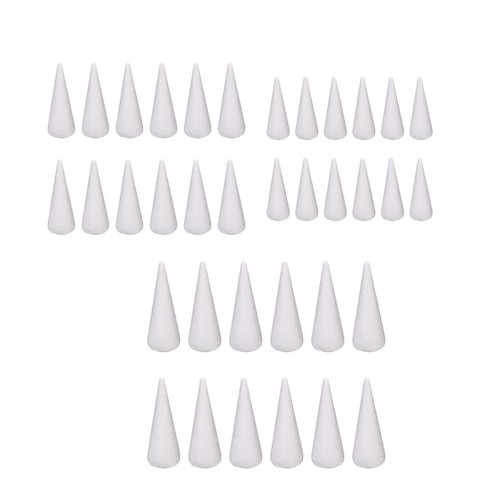 Pieces craft foam cones - foam,