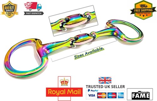 Rainbow multi eggbutt - rainbow, d-ring