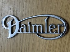 Daimler Car / Vehicle Boot Badge - Chrome - Original 
