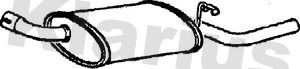 Rear muffler fits - rear, ford