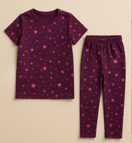 Pink star cotton - m&s, s.s