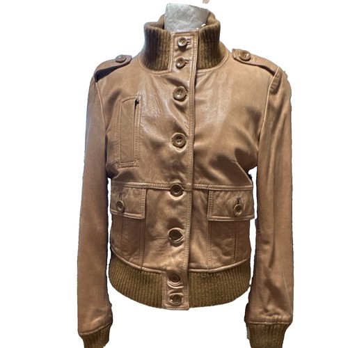 Next women tan leather bomber - women,