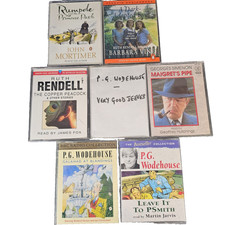 7 Cassette Audio Books Mixed