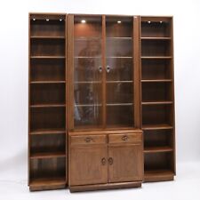 Ercol Tall Windsor Glazed Display Cabinet Bookcase Golden Dawn FREE UK Delivery