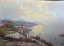 Large Italian Painting On