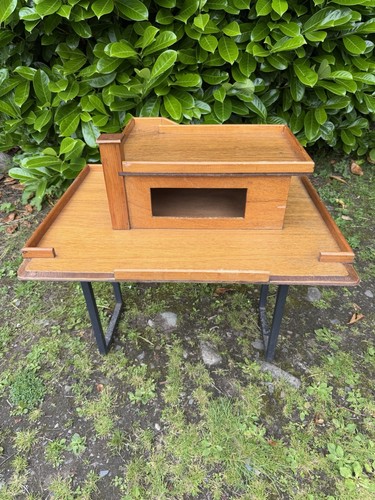 Vintage wooden toy - toy, garage