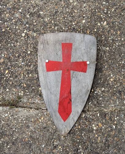 Wooden shield with england - shield,