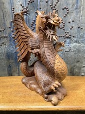 Large 39cm vintage hand craved - large,