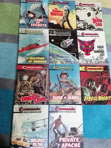 Vintage commando war comics - 11,