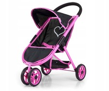 Doll Pram Susie Prestige Black