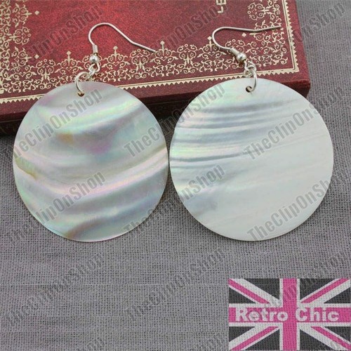 Big beautiful 5cm disc - disc, white