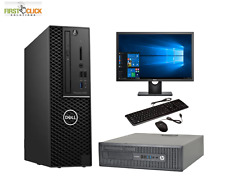 Fast Dell HP PC Computer Bundle with Intel i3 i5 i7 + SSD + Windows 11 & Monitor